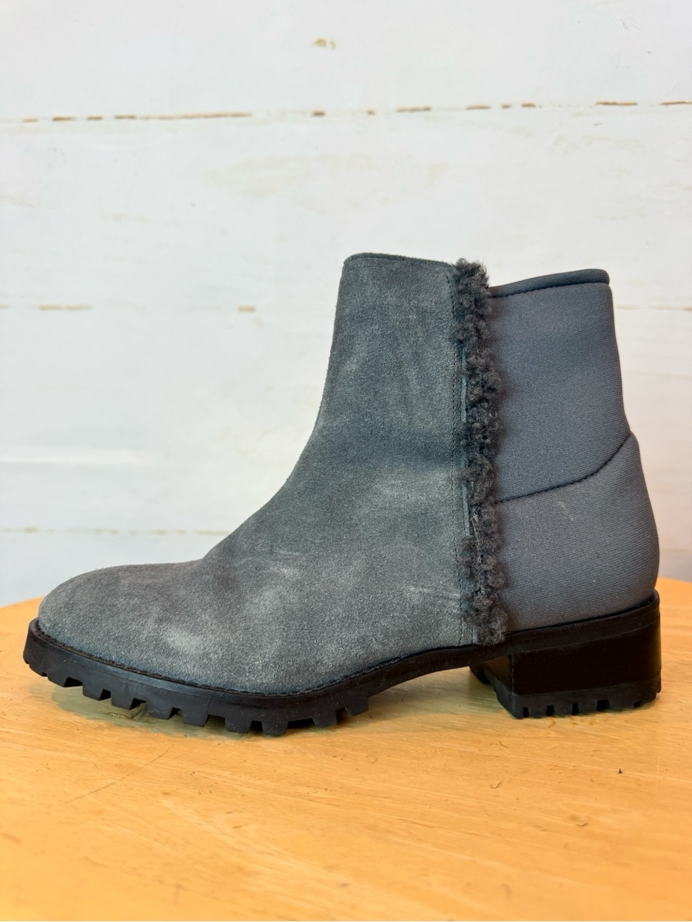 Talbots | Gray Combo Bootie, 8.5 - Picture 2 of 12